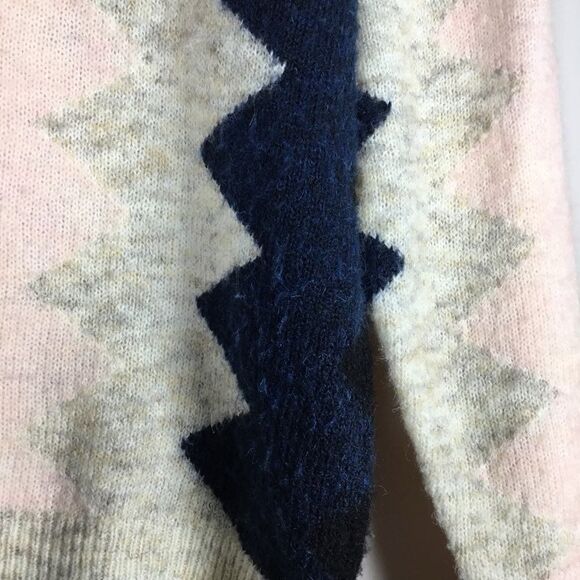 RD Style Geometric Western Aztec Southwestern Multicolor Knitted Sweater XS - Picture 7 of 10